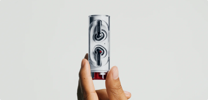 Earbuds in case