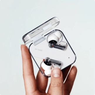 Earbuds in case